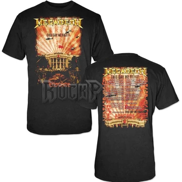 Megadeth - China Whitehouse - Unisex Póló - MEGATS13MB