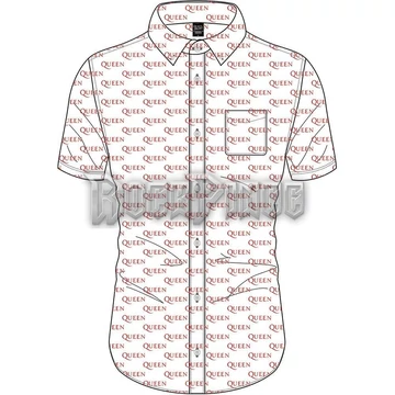 Queen - Logo Pattern - unisex ing - QUSHIRT02MW