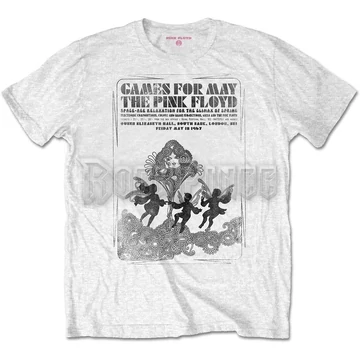 Pink Floyd - Games For May B&amp;W - unisex póló - PFTEE133MW