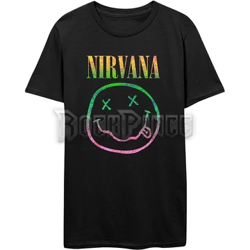 Nirvana - Sorbet Ray Happy Face - unisex póló - NIRVTS16MB / RTNIR30196