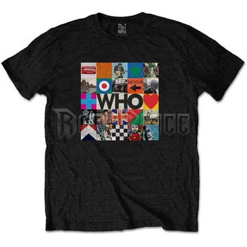 The Who - 5x5 Blocks - Unisex Póló - WHOTEE37MB