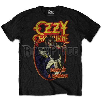 Ozzy Osbourne - Diary of a Mad Man - Unisex Póló - OZZTSG03MB