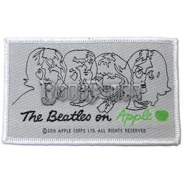 The Beatles - On Apple (Black on White) - kisfelvarró - BEP25W