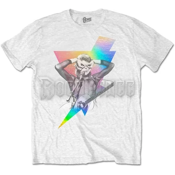 David Bowie - Holographic Bolt - unisex póló - BOWTS40MW