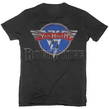 Van Halen - Chrome Logo - Unisex Póló - VHTS08MB