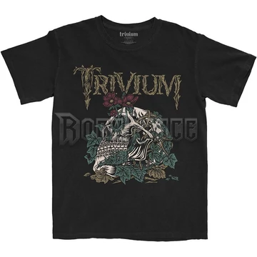 Trivium - Skelly Flower - unisex póló - TRIVTS01MB