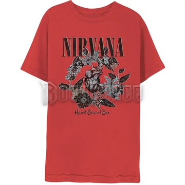 Nirvana - Heart Shape Box - Unisex Póló - NIRVTS17MR