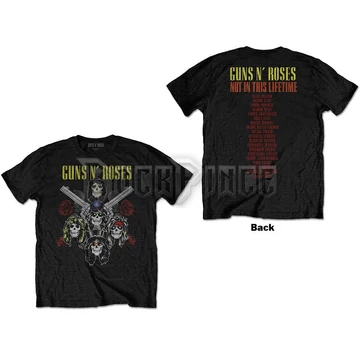 Guns N&#039; Roses - Pistols &amp; Roses - unisex póló - GNRTS89MB