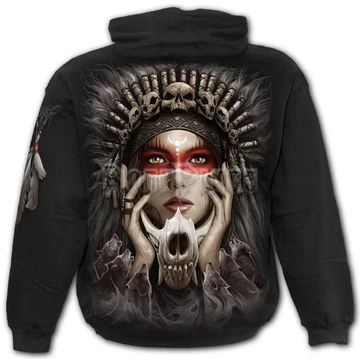 CRY OF THE WOLF - Hoody Black (Plain) - T186M451