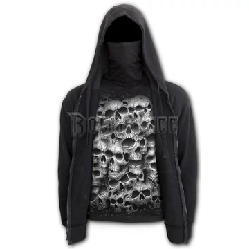 TWISTED SKULLS - 2in1 Full Zip Mask Hoodie - E032M479