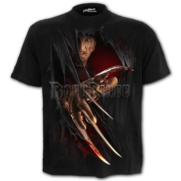 FREDDY CLAWS - ELM STREET - T-Shirt Black - G302M101