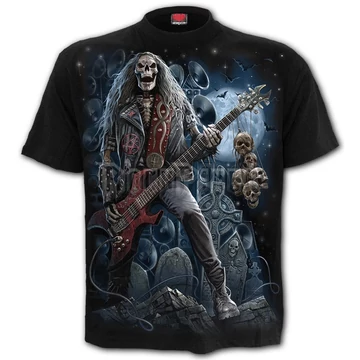 GRIM ROCKER - T-Shirt Black - T201M101