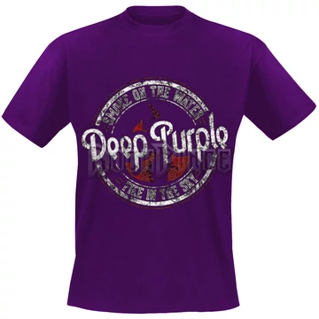 Deep Purple - Fire in the Sky - UNISEX PÓLÓ - LILA