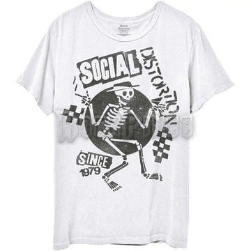 Social Distortion - Speakeasy Checkerboard - Unisex Póló - SOCTS05MW