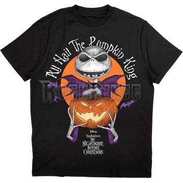 The Nightmare Before Christmas - All Hail the Pumpkin King - Unisex Póló - TNBCTS24MB