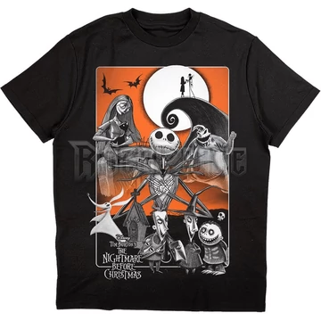 The Nightmare Before Christmas - Orange Moon - Unisex Póló - TNBCTS21MB