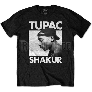 TUPAC - EYES CLOSED - unisex póló (környezetbarát) - 2PACECOTS01MB