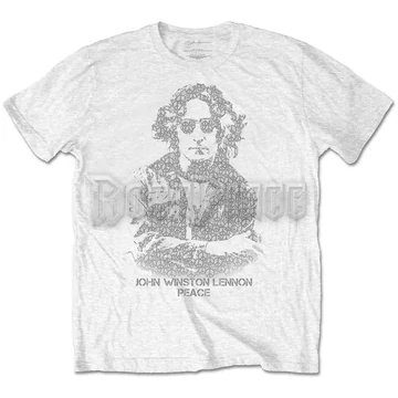 John Lennon - Peace - Unisex Póló - JLTS19MW