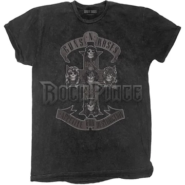 GUNS N&#039; ROSES - MONOCHROME CROSS - unisex póló - GNRTS97MDD