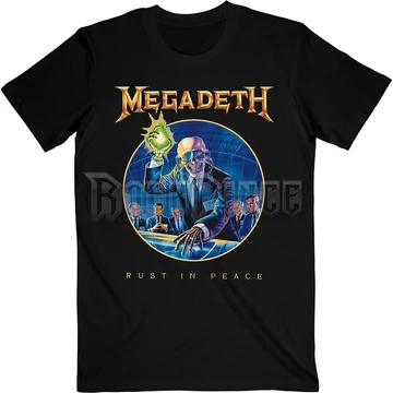 Megadeth - Rust In Peace Anniversary - Unisex Póló - MEGATS15MB