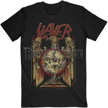 SLAYER - EAGLE &amp; SERPENT - unisex póló - SLAYTEE77MB