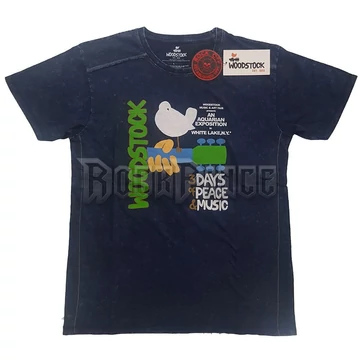 Woodstock - Poster - Unisex Póló - WOODSWASH01MN