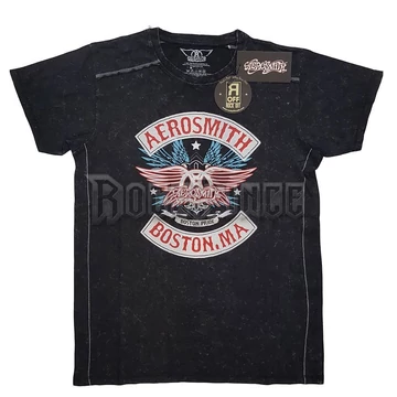 Aerosmith - Boston Pride - Unisex Póló - AEROSWASH01MB