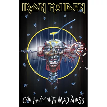 IRON MAIDEN: Can I Play With Madness - Textil Poszter / Zászló - TP275