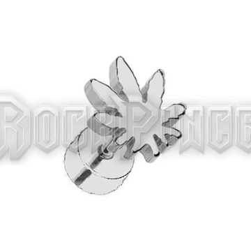 Marihuana Leaf - fülbevaló/álfültágító /1 db