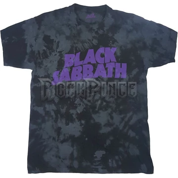 BLACK SABBATH - WAVY LOGO - unisex póló - BSTS46MDD