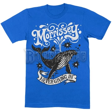 Morrissey - Never Giving In/Whale - Unisex Póló - MORTS08MBL
