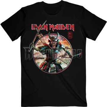 Iron Maiden - Senjutsu Eddie Warrior Circle - Unisex Póló - IMTEE137MB