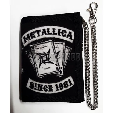 METALLICA - Since 1981 - pénztárca lánccal