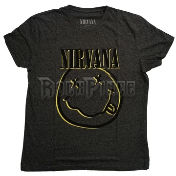 Nirvana - Inverse Happy Face - Unisex Póló - NIRVTS13MBE