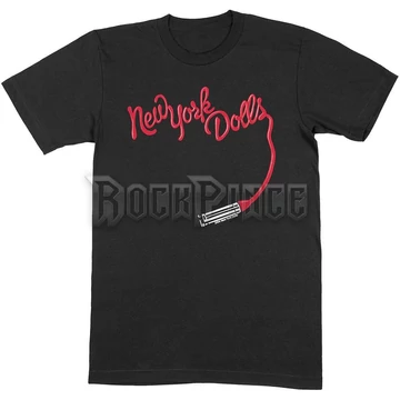 NEW YORK DOLLS - LIPSTICK LOGO - unisex póló - NYDTS01MB