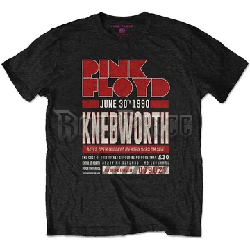 Pink Floyd - Knebworth '90 Red - Unisex Póló - PFTEE150MB