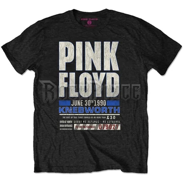 PINK FLOYD - KNEBWORTH &#039;90 RED - unisex póló - PFTEE151MB