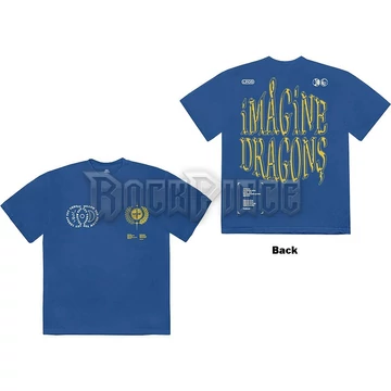 Imagine Dragons - Lyrics - Unisex Póló - IMDRTS11MBL