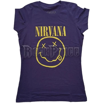 NIRVANA - Yellow Happy Face - női póló - NIRVTS04LPU