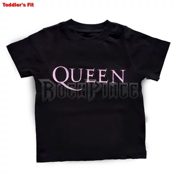 QUEEN: PINK LOGO - gyerek póló - QUTS62TB