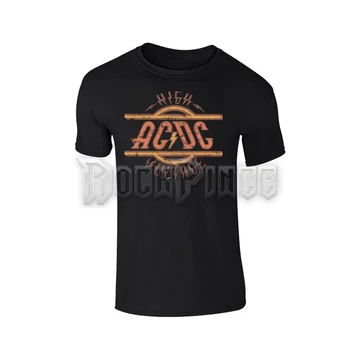 AC/DC - HIGH VOLTAGE (BLACK) - Unisex póló - ACTS050013BL