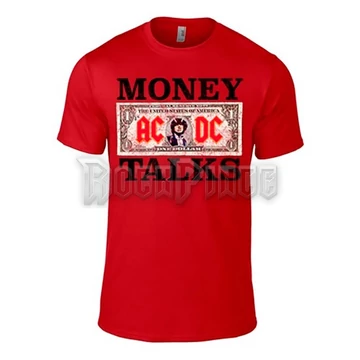 AC/DC - MONEY TALKS (RED) - Unisex póló - ACTS050014R