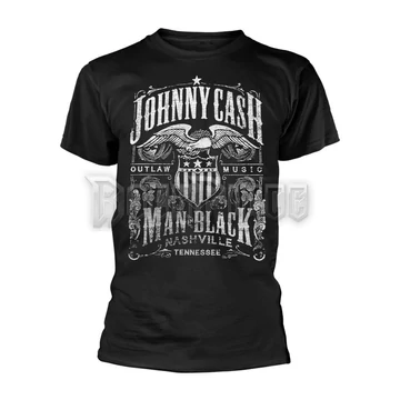 JOHNNY CASH - NASHVILLE LABEL - Unisex póló - BILMAR00219