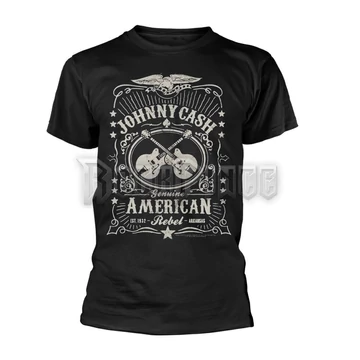 JOHNNY CASH - AMERICAN REBEL - Unisex póló - BILMAR00154