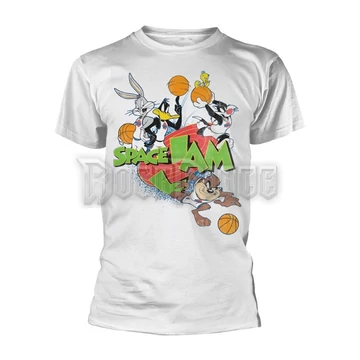 SPACE JAM - GROUP (WHITE) - Unisex póló - BILSPJ00017W