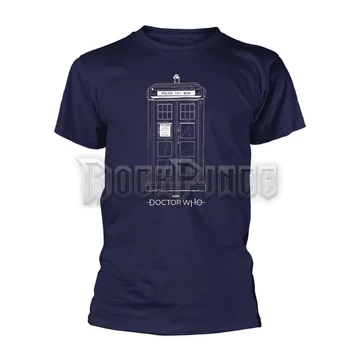 DOCTOR WHO - TARDIS - Unisex póló - DW006TN