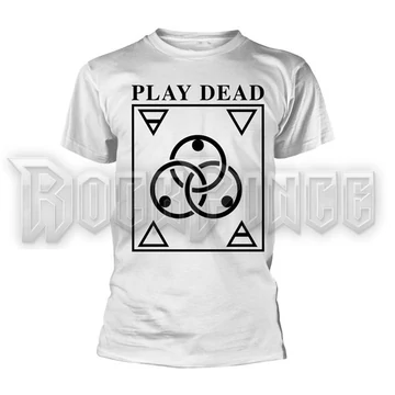 PLAY DEAD - LOGO (WHITE) - Unisex póló - PH12125