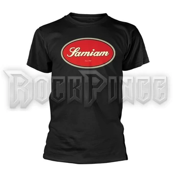 SAMIAM - OVAL LOGO - BLACK (ORGANIC TS) - Unisex póló - PH12134