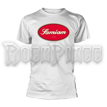 SAMIAM - OVAL LOGO - WHITE (ORGANIC TS) - Unisex póló - PH12135