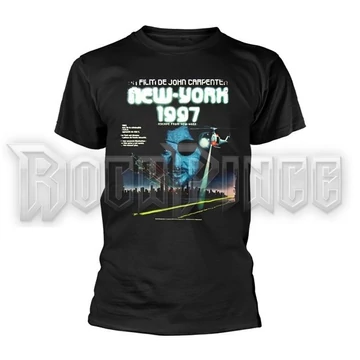 ESCAPE FROM NEW YORK - FRENCH POSTER (BLACK) - Unisex póló - PH12368